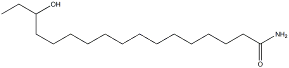 15-Hydroxyheptadecanamide 结构式