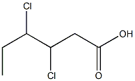 3,4-Dichlorohexanoic acid 结构式