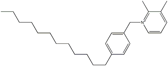 1-(4-Dodecylbenzyl)-2,3-dimethylpyridinium 结构式