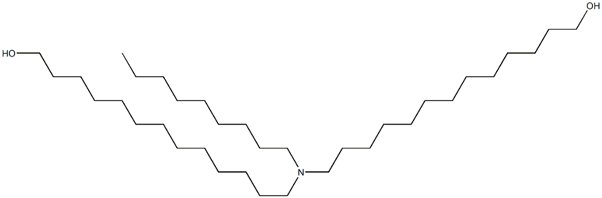 13,13'-(Nonylimino)bis(1-tridecanol) 结构式