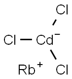 Rubidium trichlorocadmate 结构式