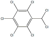 1,2,3,4,5-Pentachloro-6-(dichloromethyl)benzene 结构式