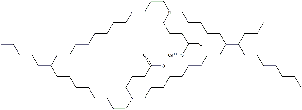 Bis[4-(ditetradecylamino)butyric acid]calcium salt 结构式