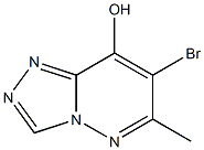 7-Bromo-6-methyl-s-triazolo[4,3-b]pyridazin-8-ol 结构式