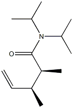 (2S,3S)-N,N-Diisopropyl-2,3-dimethyl-4-pentenamide 结构式