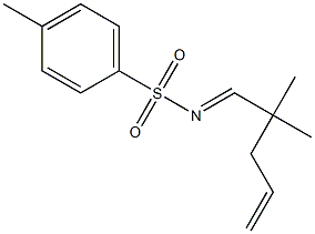N-(2,2-Dimethyl-4-pentenylidene)-p-toluenesulfonamide 结构式