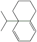 1,2,3,4,6,8a-Hexahydro-8a-isopropylnaphthalene 结构式