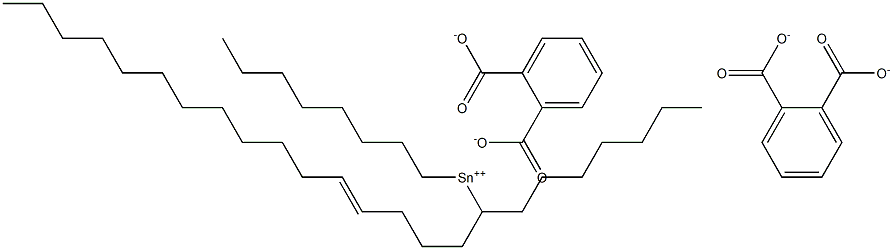 Bis[phthalic acid 1-(4-hexadecenyl)]dioctyltin(IV) salt 结构式