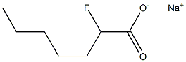 2-Fluoroheptanoic acid sodium salt 结构式