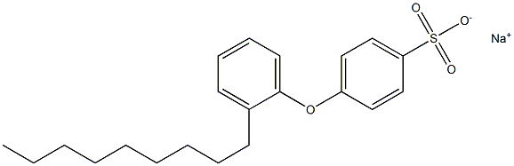 4-(2-Nonylphenoxy)benzenesulfonic acid sodium salt 结构式