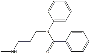 N-Phenyl-N-[3-(methylamino)propyl]benzamide 结构式