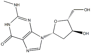 N-Methyl-2'-deoxyguanosine 结构式