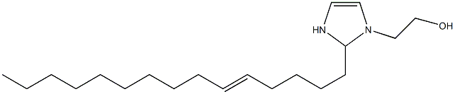 2-(5-Pentadecenyl)-4-imidazoline-1-ethanol 结构式