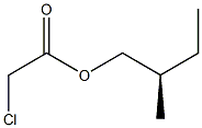 (-)-Chloroacetic acid (R)-2-methylbutyl ester 结构式