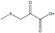 3-(Methylthio)pyruvic acid 结构式