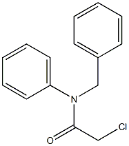 N-Benzyl-N-phenyl-2-chloroacetamide 结构式