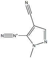 2-Methyl-4-cyano-2H-pyrazole-3-diazonium 结构式