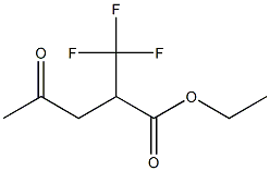 2-(Trifluoromethyl)-4-oxopentanoic acid ethyl ester 结构式