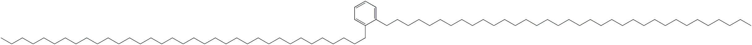 1,2-Di(pentatriacontan-1-yl)benzene 结构式