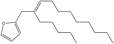 2-[(E)-2-Pentyl-2-undecenyl]furan 结构式