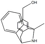 3-(Hydroxymethyl)-5-methyl-10,11-dihydro-5H-dibenzo[a,d]cyclohepten-5,10-imine 结构式