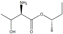 (2R)-2-Amino-3-hydroxybutanoic acid (S)-1-methylpropyl ester 结构式