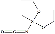 [Diethoxy(methyl)silyl] isocyanate 结构式