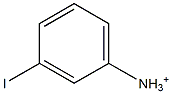 3-Iodoanilinium 结构式