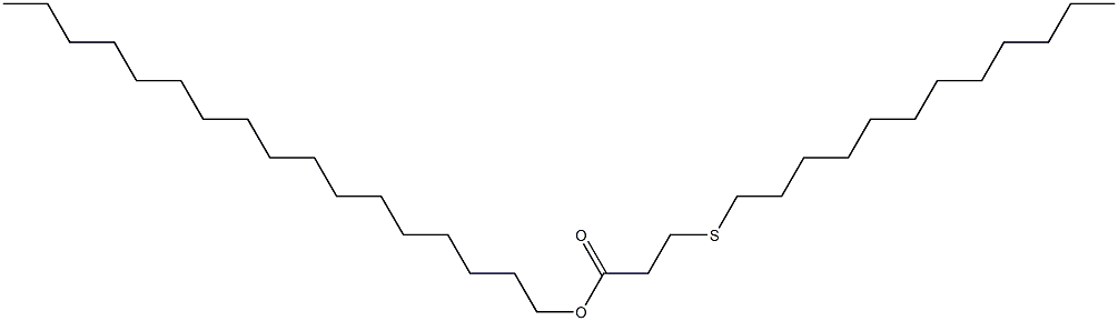 3-(Dodecylthio)propionic acid heptadecyl ester 结构式