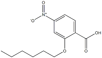 2-Hexyloxy-4-nitrobenzoic acid 结构式