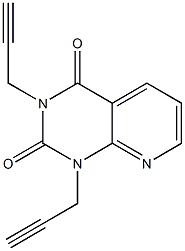 1,3-Bis(2-propynyl)-1,2,3,4-tetrahydropyrido[2,3-d]pyrimidine-2,4-dione 结构式