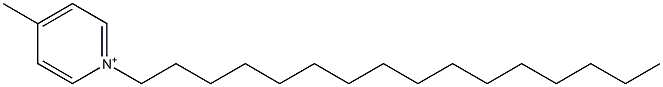 4-Methyl-1-hexadecylpyridinium 结构式