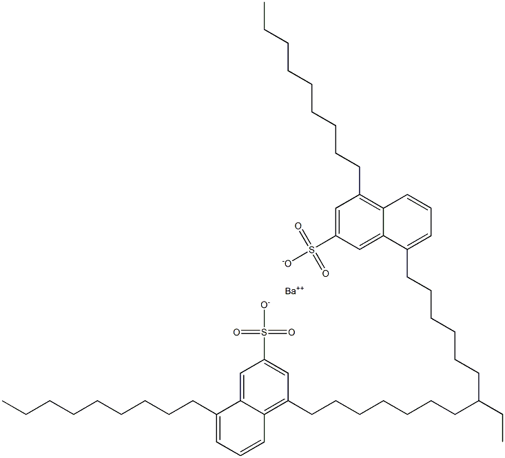 Bis(4,8-dinonyl-2-naphthalenesulfonic acid)barium salt 结构式