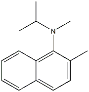 N-Isopropyl-N-methyl-2-methylnaphthalen-1-amine 结构式