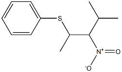 2-Methyl-3-nitro-4-(phenylthio)pentane 结构式