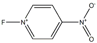 1-Fluoro-4-nitropyridinium 结构式