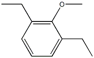 1-Methoxy-2,6-diethylbenzene 结构式