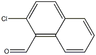 2-Chloronaphthalene-1-carbaldehyde 结构式