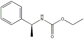 [(S)-1-Phenylethyl]carbamic acid ethyl ester 结构式