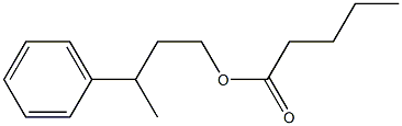 Pentanoic acid 3-phenylbutyl ester 结构式