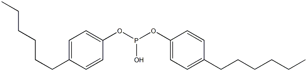 Phosphorous acid di(4-hexylphenyl) ester 结构式