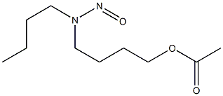 Acetic acid 4-(butylnitrosoamino)butyl ester 结构式