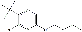 3-Bromo-1-butoxy-4-(1,1-dimethylethyl)benzene 结构式