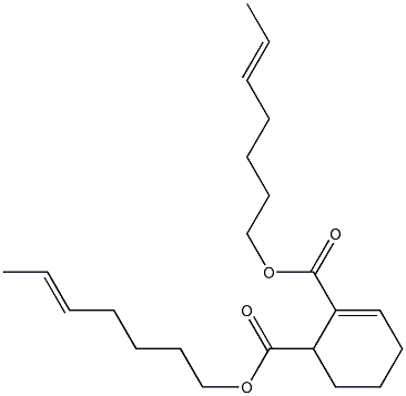 2-Cyclohexene-1,2-dicarboxylic acid bis(5-heptenyl) ester 结构式