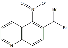 5-Nitro-6-(dibromomethyl)quinoline 结构式