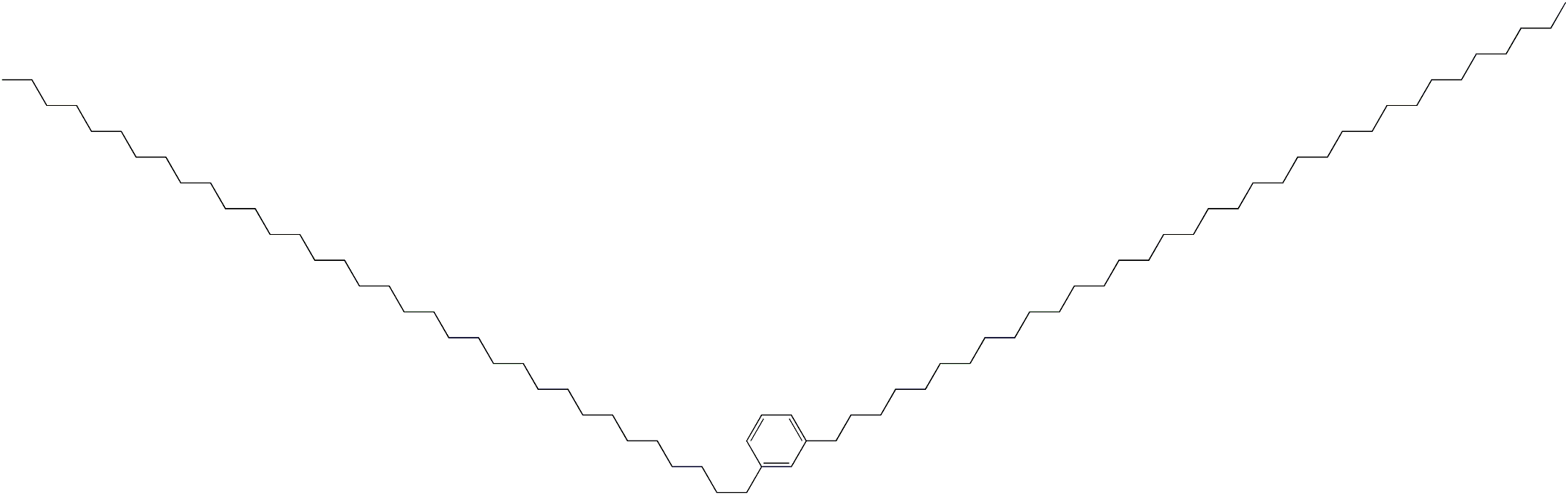 1,3-Di(tetratriacontan-1-yl)benzene 结构式