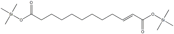 2-Dodecenedioic acid di(trimethylsilyl) ester 结构式