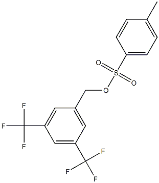 p-Toluenesulfonic acid 3,5-bis(trifluoromethyl)benzyl ester 结构式