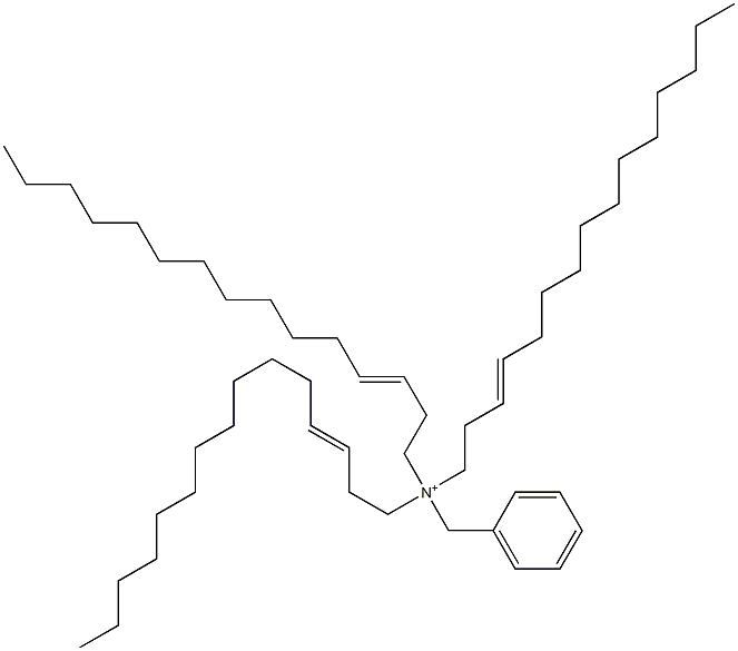 Tri(3-pentadecenyl)benzylaminium 结构式