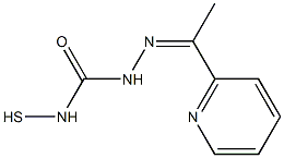 1-[1-(2-Pyridinyl)ethylidene]-4-mercaptosemicarbazide 结构式